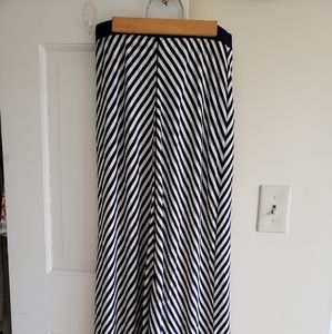 Max Studio Chevron Maxi Skirt